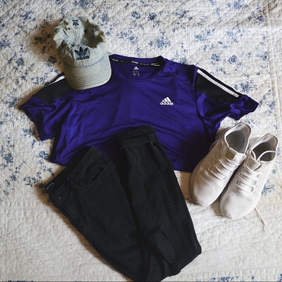 Purple Adidas Tee - Picture 1 of 1